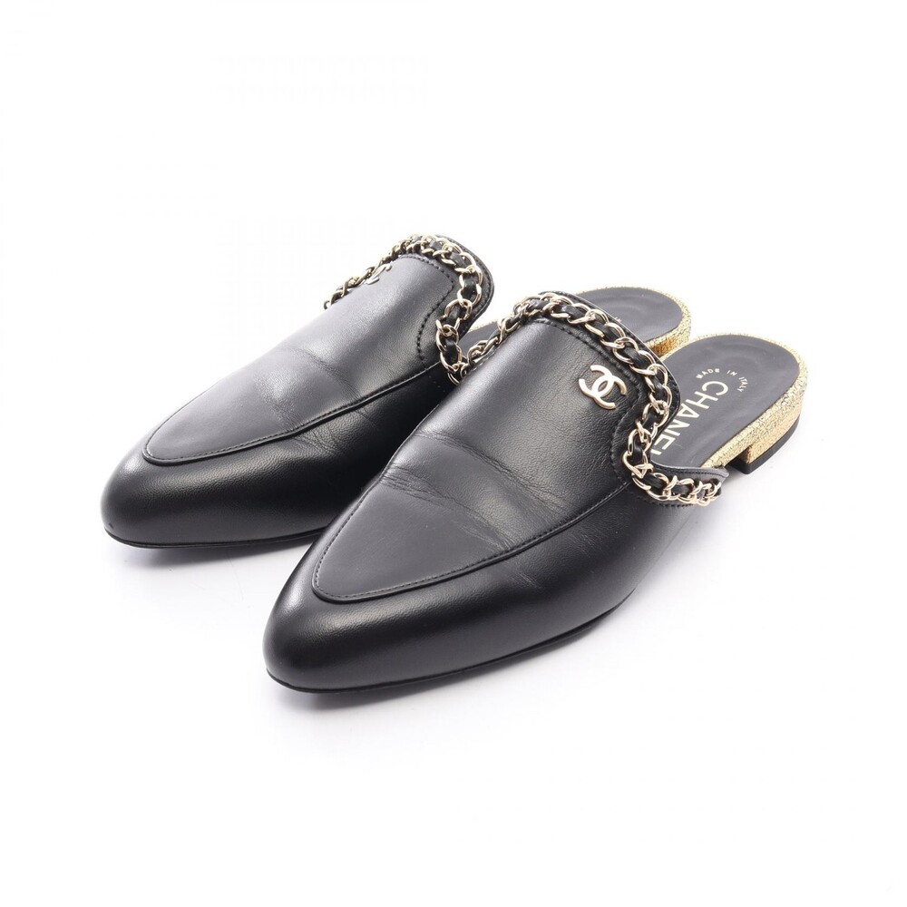 Chanel Coco Mark Pointed Toe Mule Slip #329064C10B